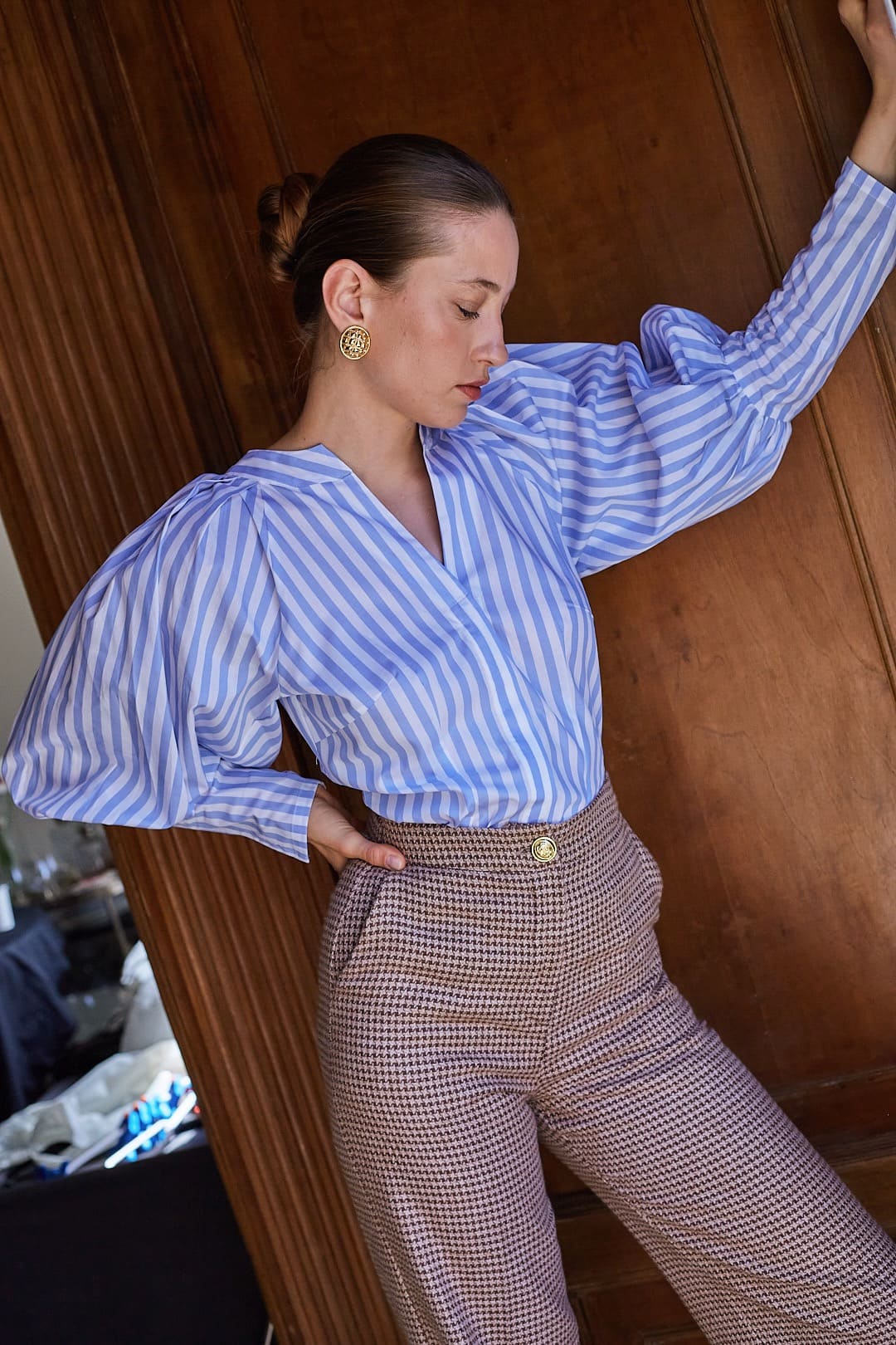 THE BLUE ODILE BLOUSE - Image 3