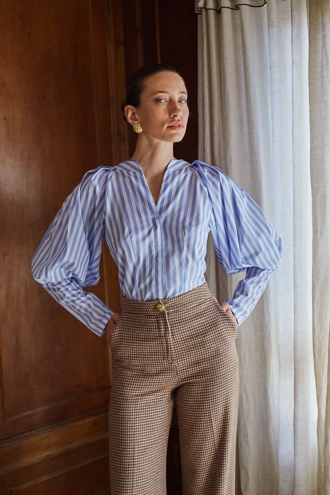 THE BLUE ODILE BLOUSE - Image 6