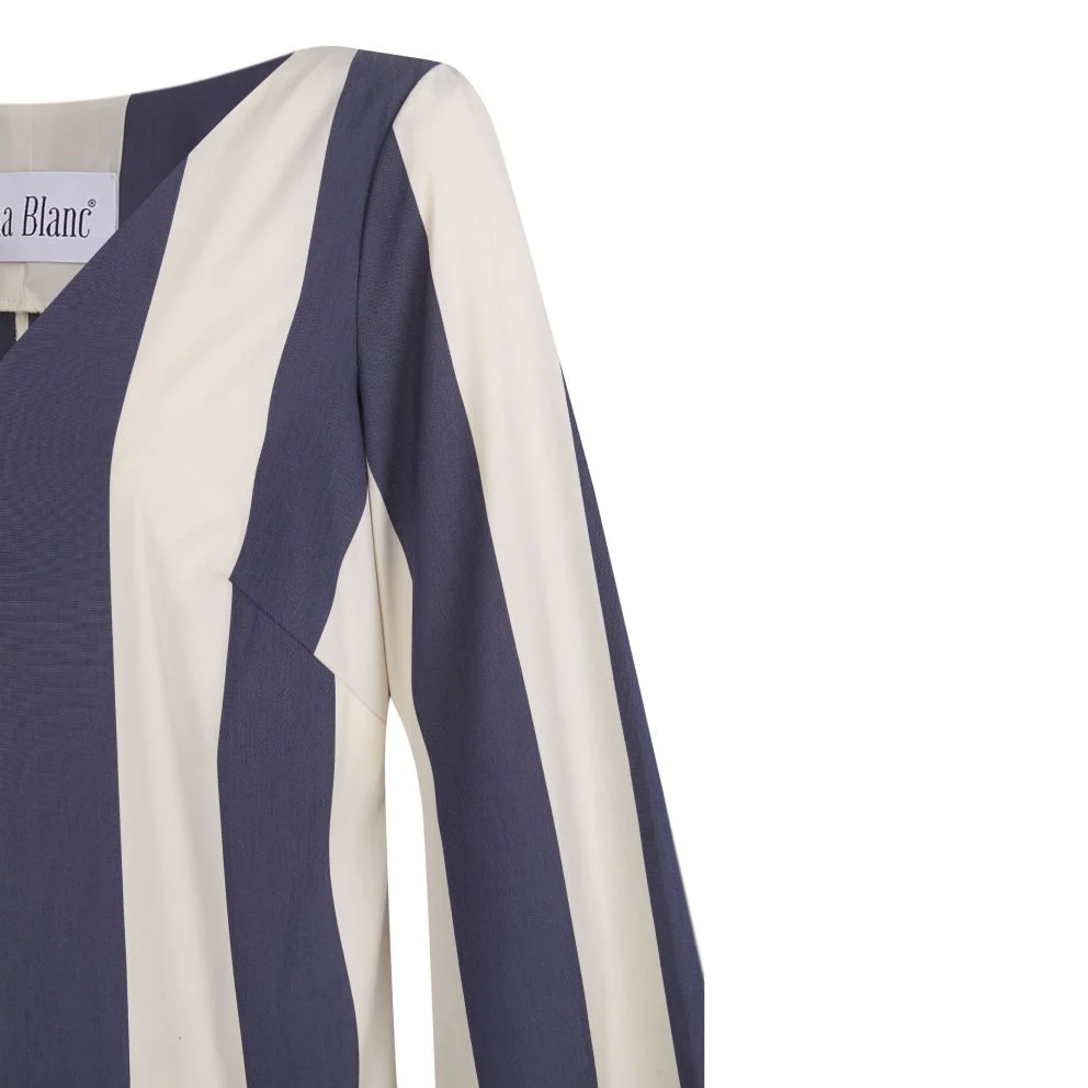 THE BLUE STRIPES MARCELA DRESS - Image 3