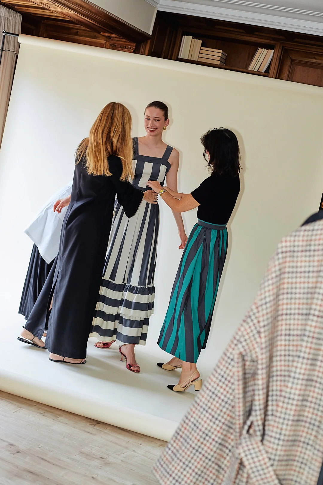 THE GREEN STRIPES CELINE SKIRT - Image 2