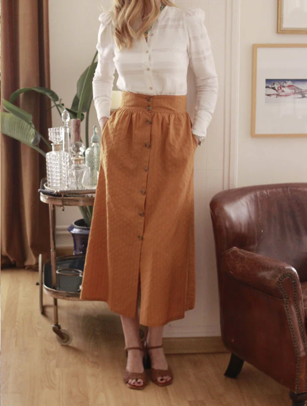 THE MUSTARD AMBER SKIRT - Image 4