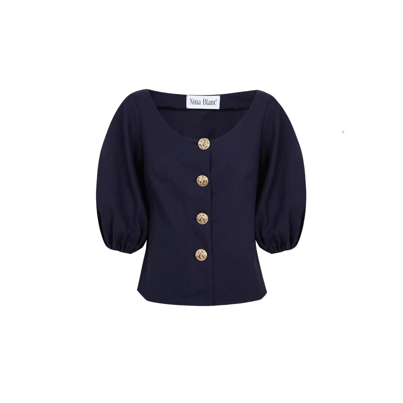 THE NAVY CLEO TOP