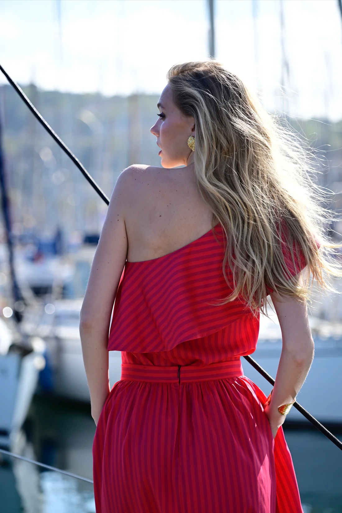 THE RED STRIPES CELINE SKIRT - Image 12