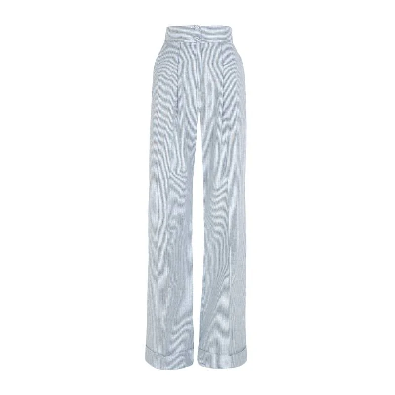 THE LINEN TOMMY TROUSERS