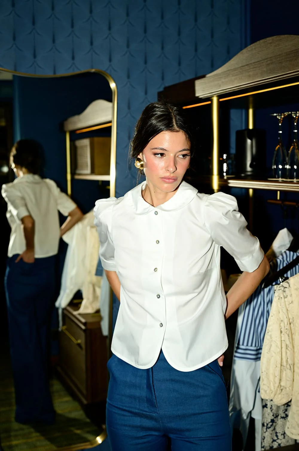 THE WHITE JUNO BLOUSE - Image 3